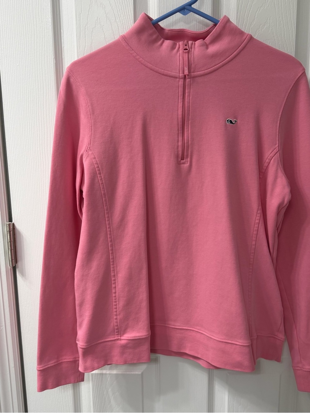 Vineyard Vines Pink Shep Shirt 1/4 Zip Pullover Size Large L